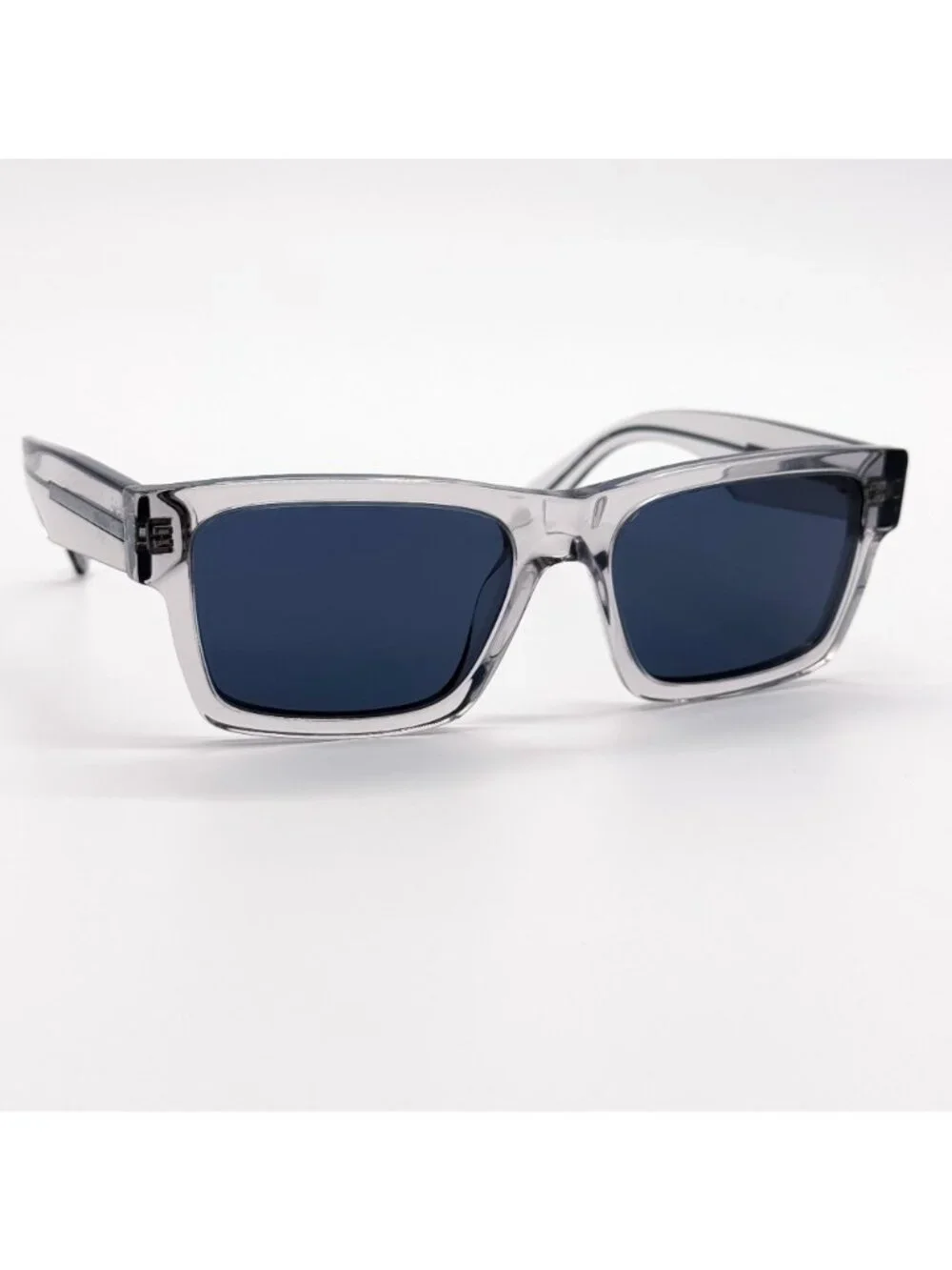 NEW PRADA SUNGLASSES PR25ZS U430A9 SQUARE GRAY/BLUE MEN EYEWEAR PR 25ZS, SPR 25Z
